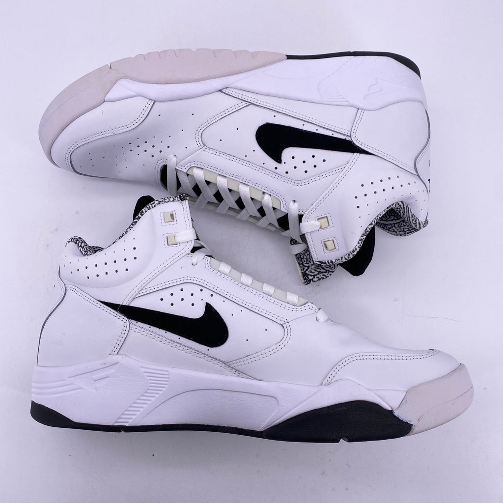 Nike Air Flight Lite Mid "White Black" 2021 New Size 12