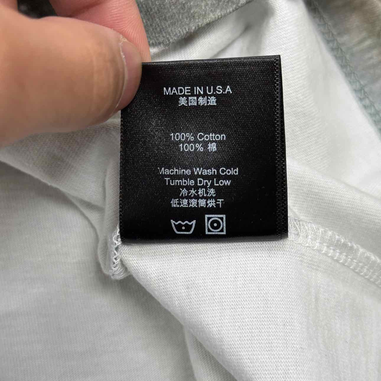 Rhude Long Sleeve &quot;LEAP OF FAITH&quot; White Used Size XL