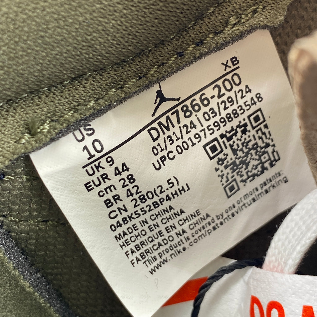 Air Jordan 1 Retro Low "Travis Scott Medium Olive" 2024 New Size 10