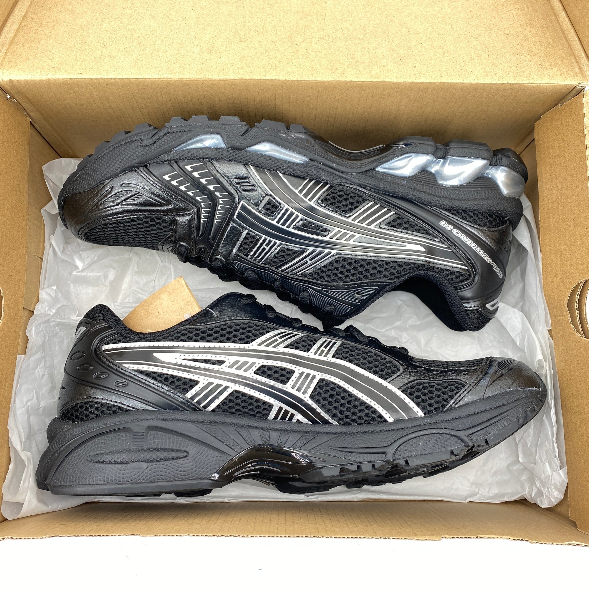 Asics Gel-Kayano 14 &quot;Black Pure Silver&quot; 2024 New Size 9