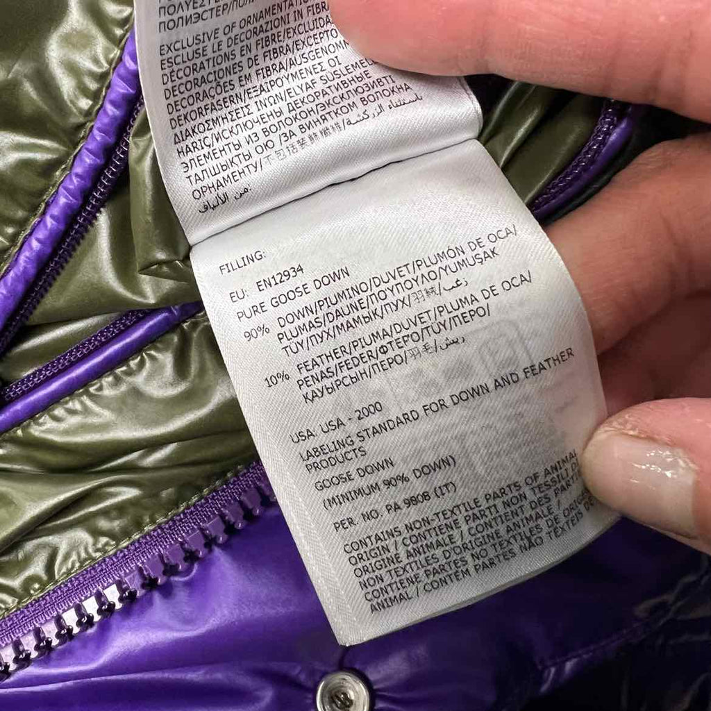 Moncler Jacket "LULE GIUBBOTTO" Purple New Size 2