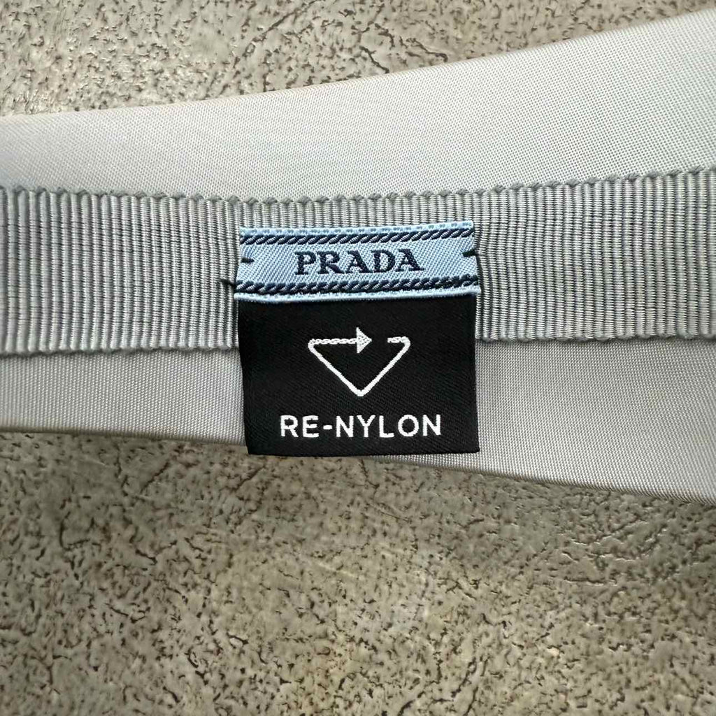 Prada Headband "RE-NYLON" Used Grey Size OS