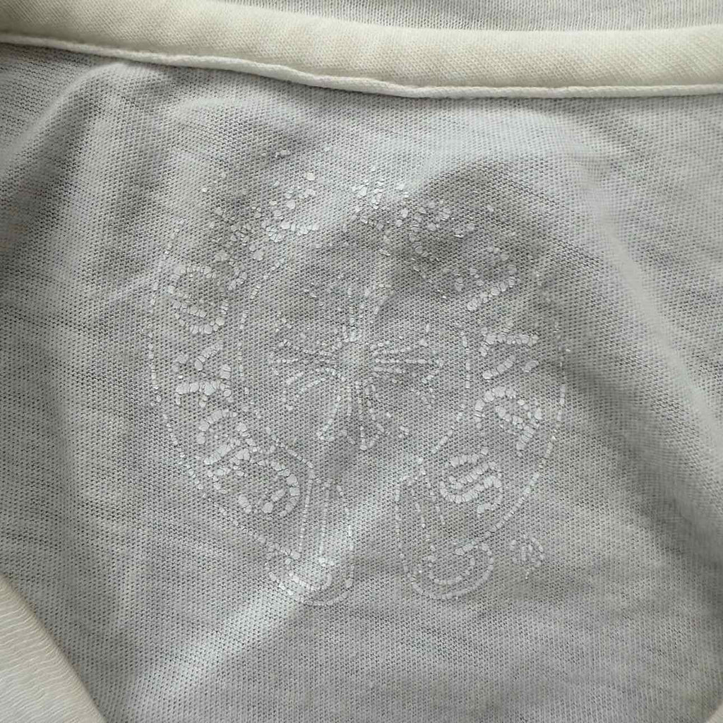 Chrome Hearts T-Shirt "FLEUR" White Used Size S