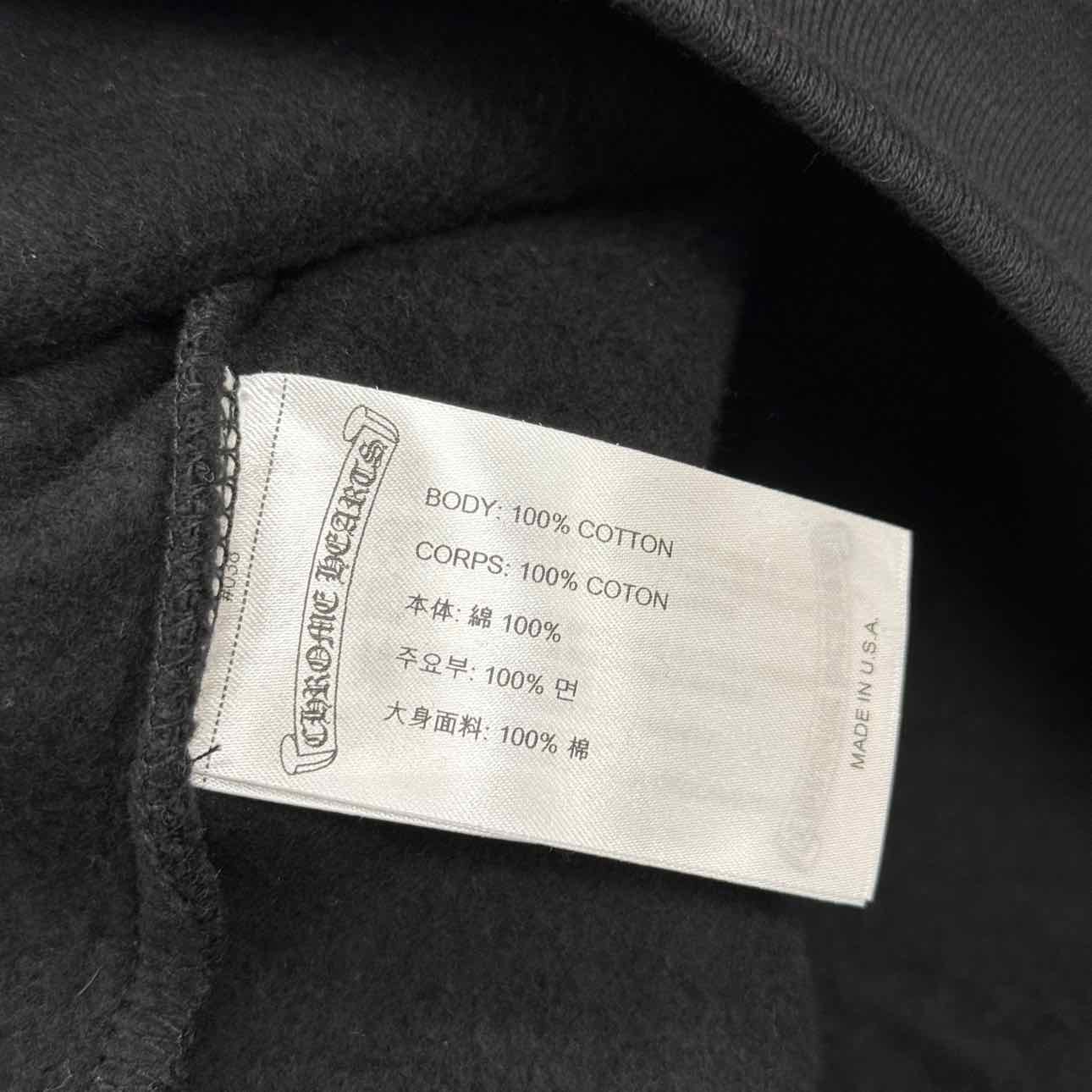 Chrome Hearts Hoodie &quot;LAS VEGAS&quot; Black Used Size M