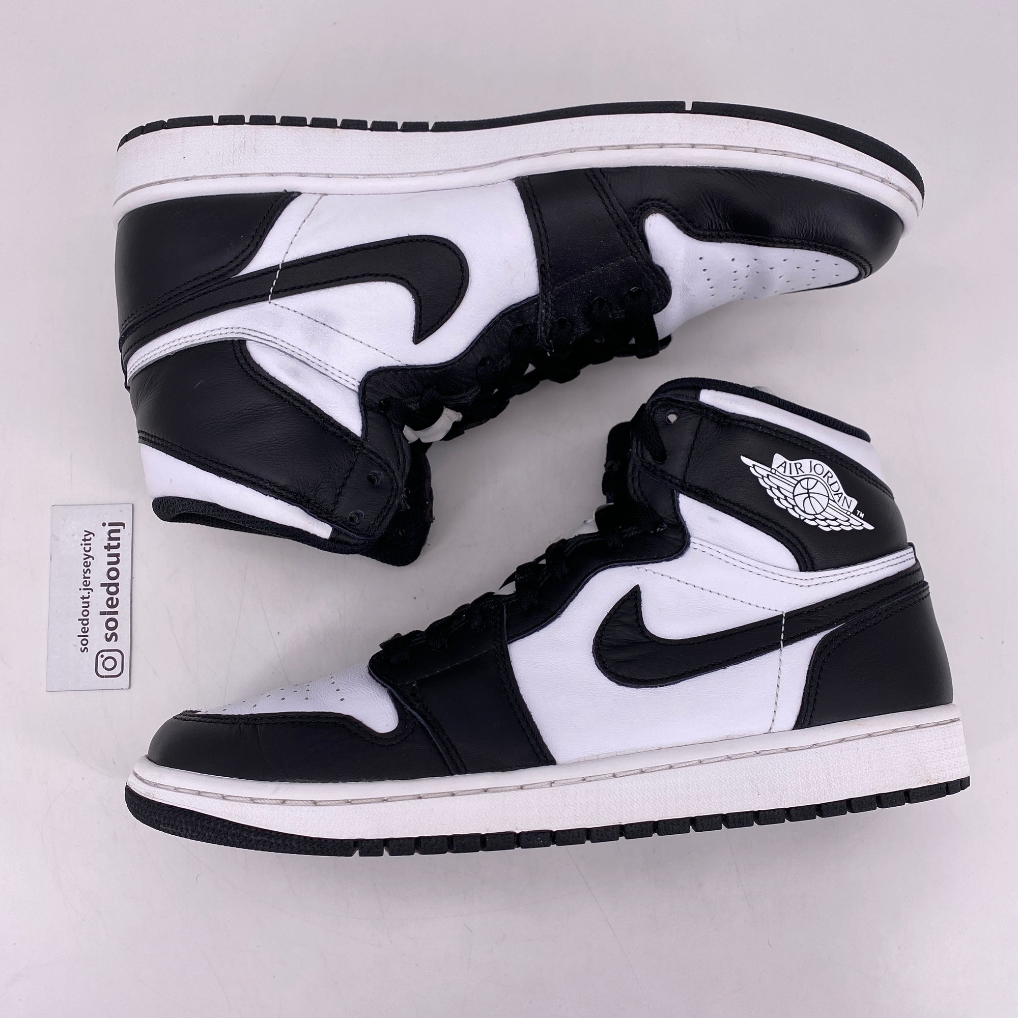 Air Jordan 1 Retro High OG &quot;Black White&quot; 2014 Used Size 10