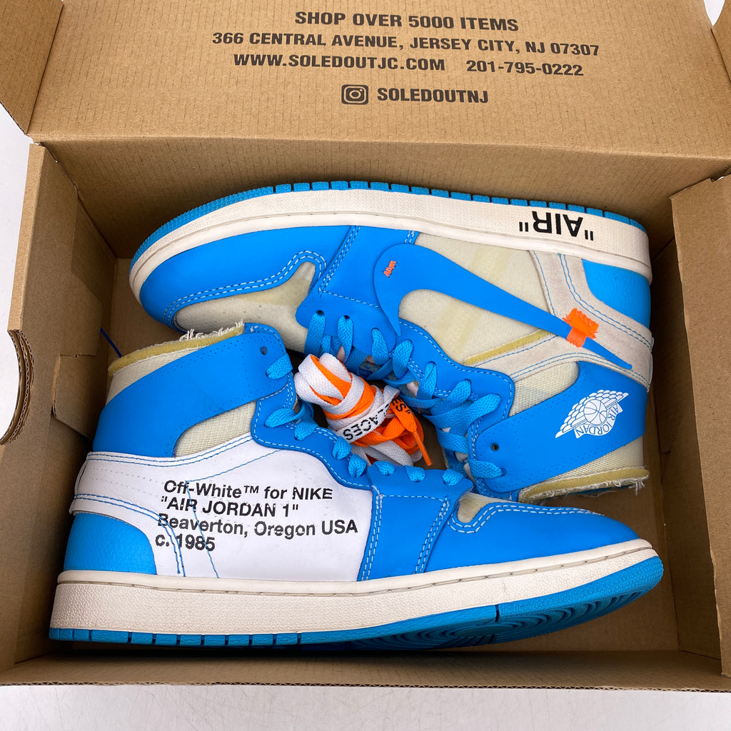 Air Jordan 1 Retro High OG "Off White Unc" 2018 Used Size 8.5
