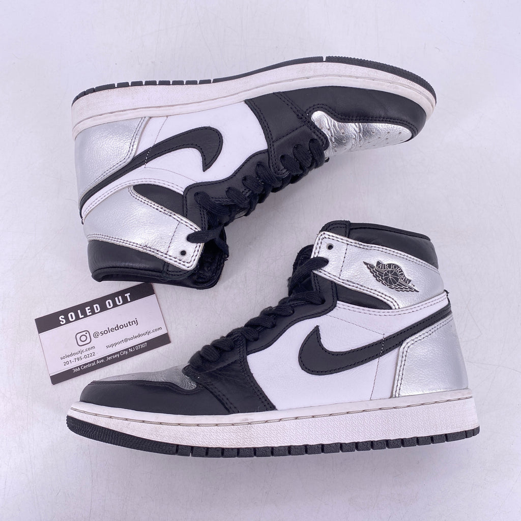 Air Jordan (W) 1 Retro High OG "Silver Toe" 2021 Used Size 7.5W