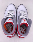 Air Jordan 3 Retro "Fire Red" 2022 New Size 9.5