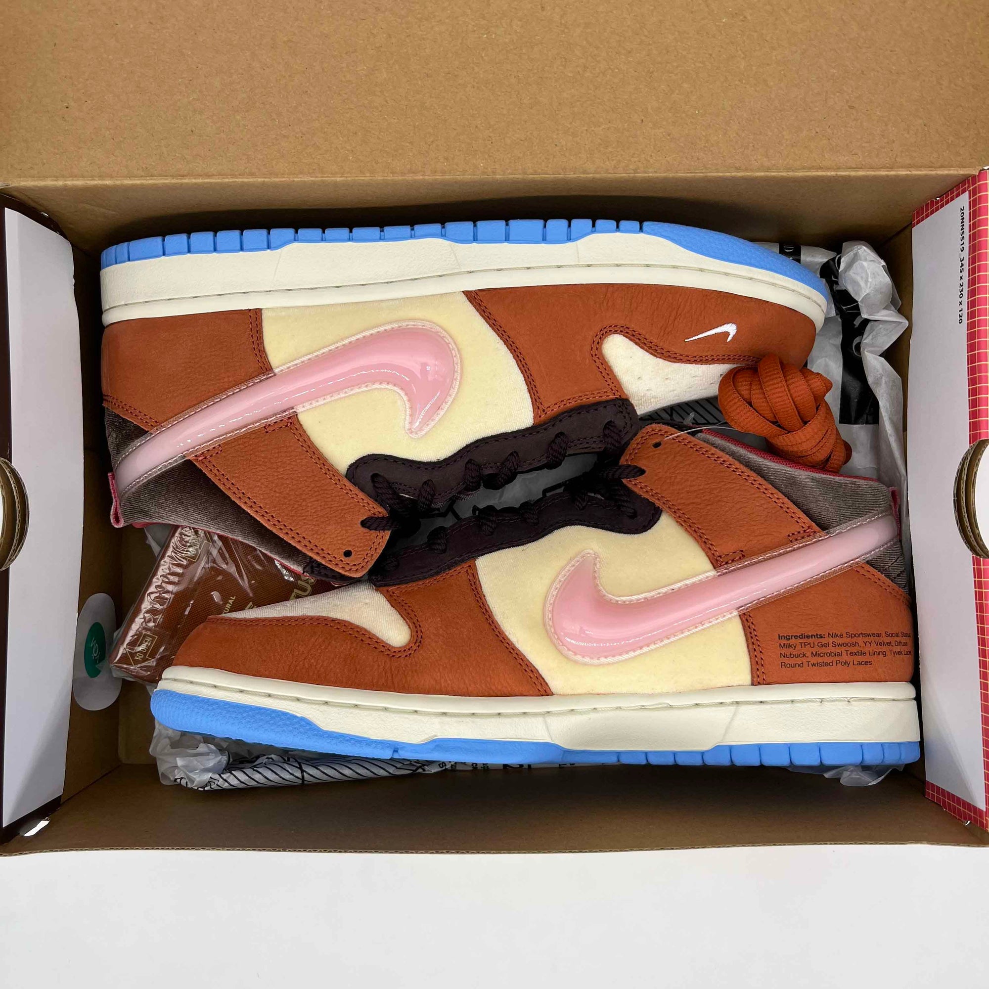 Nike Dunk High / SS &quot;Chocolate Milk Ss&quot; 2021 New Size 8