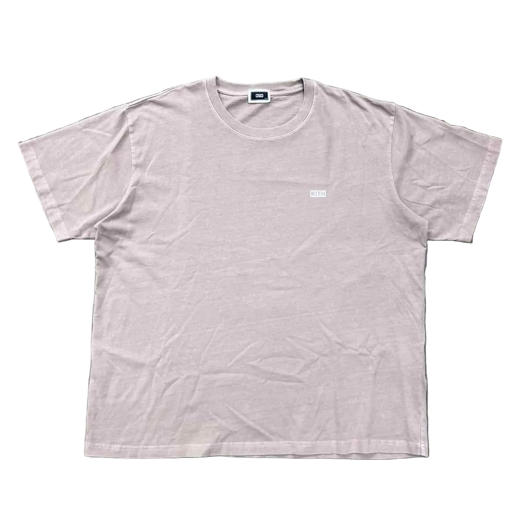 Kith T-Shirt "SMALL BOX LOGO" Mauve Used Size XXL