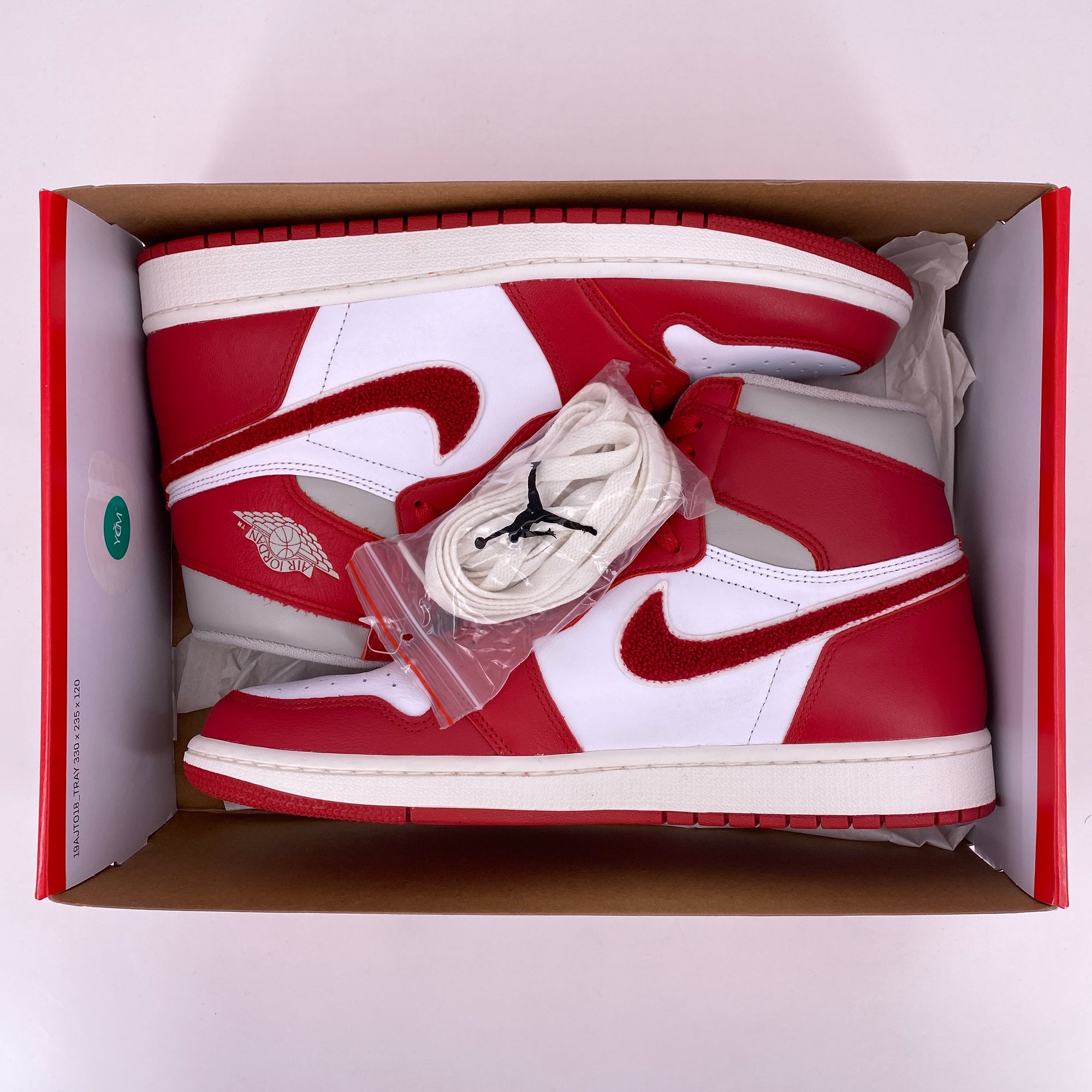 Air Jordan (W) 1 Retro High OG &quot;Varsity Red&quot; 2022 New Size 12W