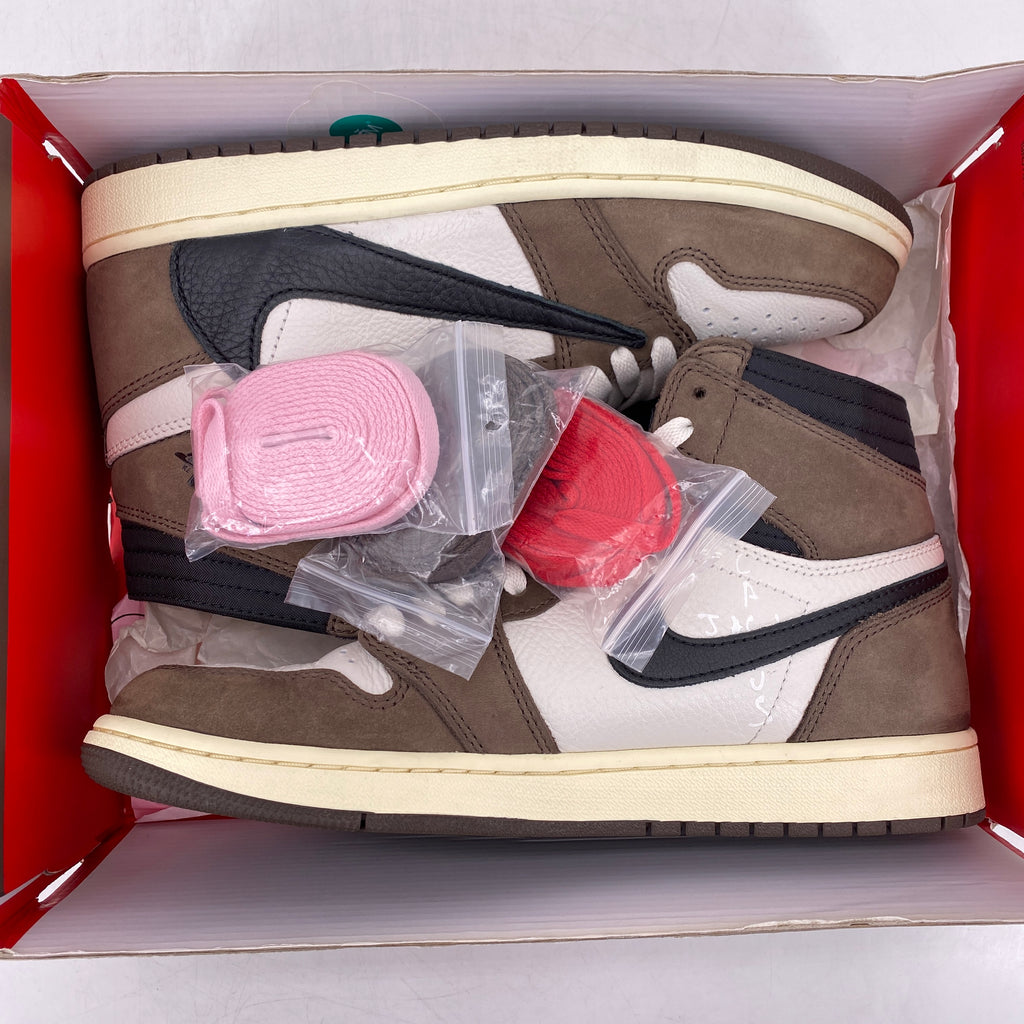 Air Jordan 1 Retro High OG "Travis Scott Mocha" 2010 Used Size 8.5