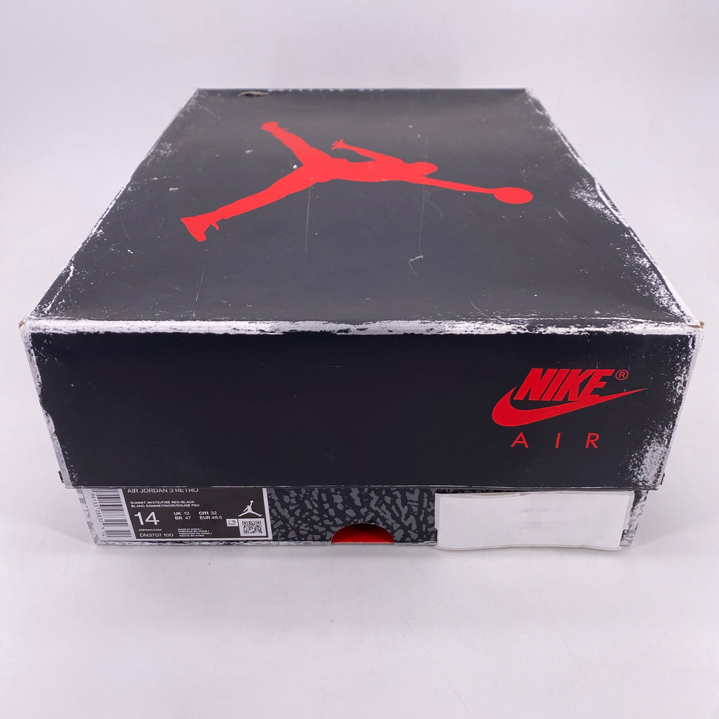 Air Jordan 3 Retro "White Cement" 2023 New Size 14
