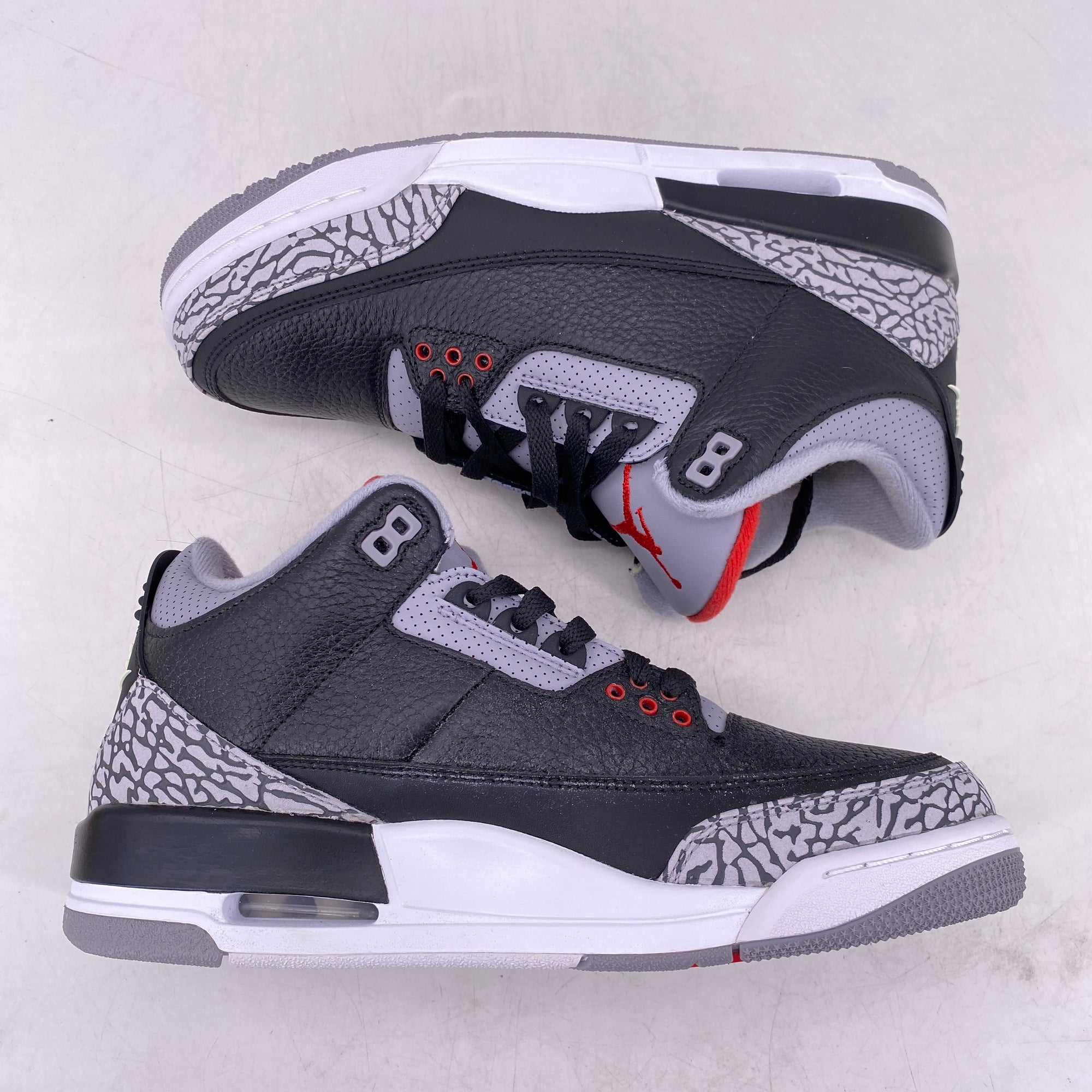Air Jordan 3 Retro &quot;Black Cement&quot; 2018 New Size 8.5