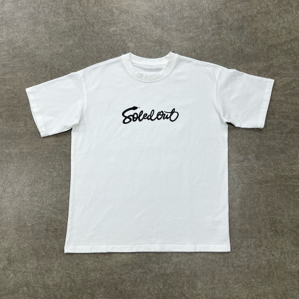 Soled Out T-Shirt "YEAR OF THE SNAKE" White New Size 2XL