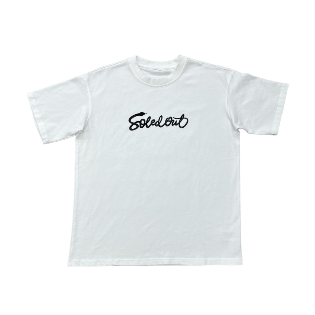 Soled Out T-Shirt "YEAR OF THE SNAKE" White New Size 2XL