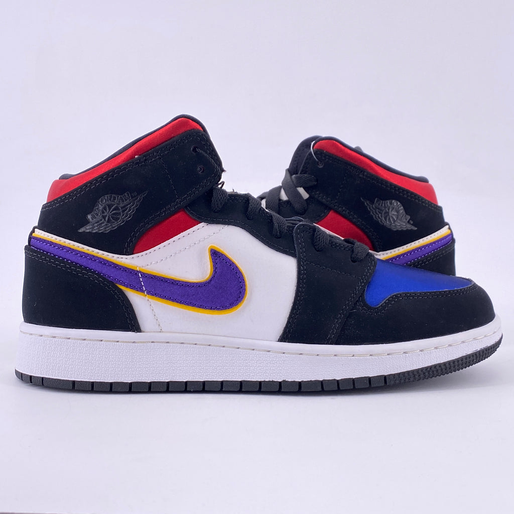 Air Jordan (GS) 1 Mid SE "Lakers Top 3" 2019 New Size 6Y
