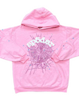 Sp5der Hoodie "WEB" Pink New Size 2XL