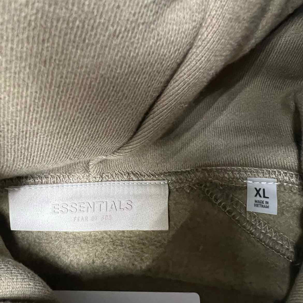 Fear of God Hoodie "ESSENTIALS" Wood New Size XL