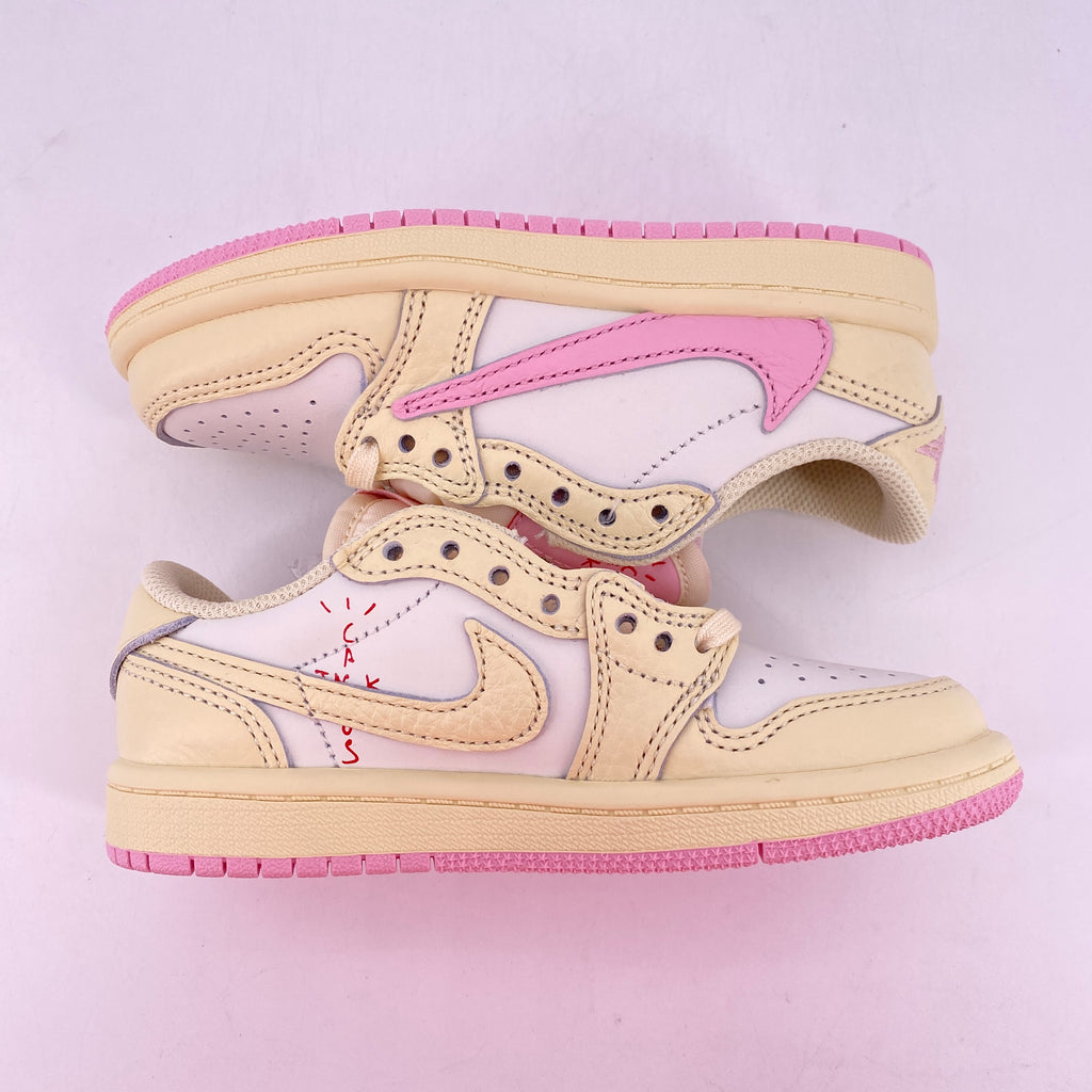 Air Jordan (GS) 1 Low "Travis Scott Shy Pink" 2026 New Size 11c