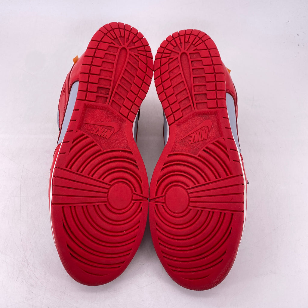Nike Dunk Low / OW "University Red" 2019 Used Size 12.5
