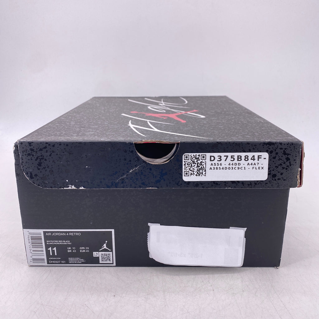 Air Jordan 4 Retro "Red Cement" 2023 New Size 11