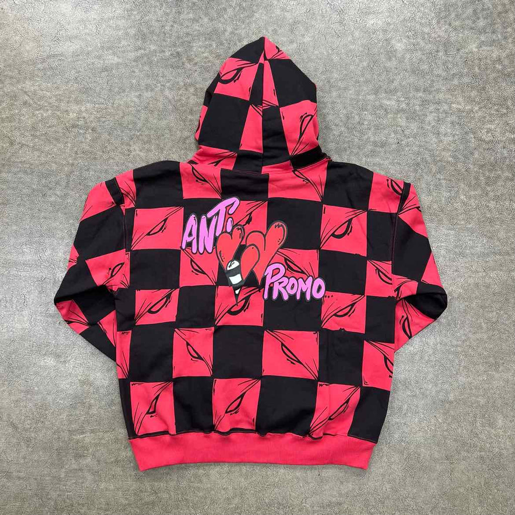 Matty Boy Hoodie "ANTI PROMO 99 EYES" Red New Size M