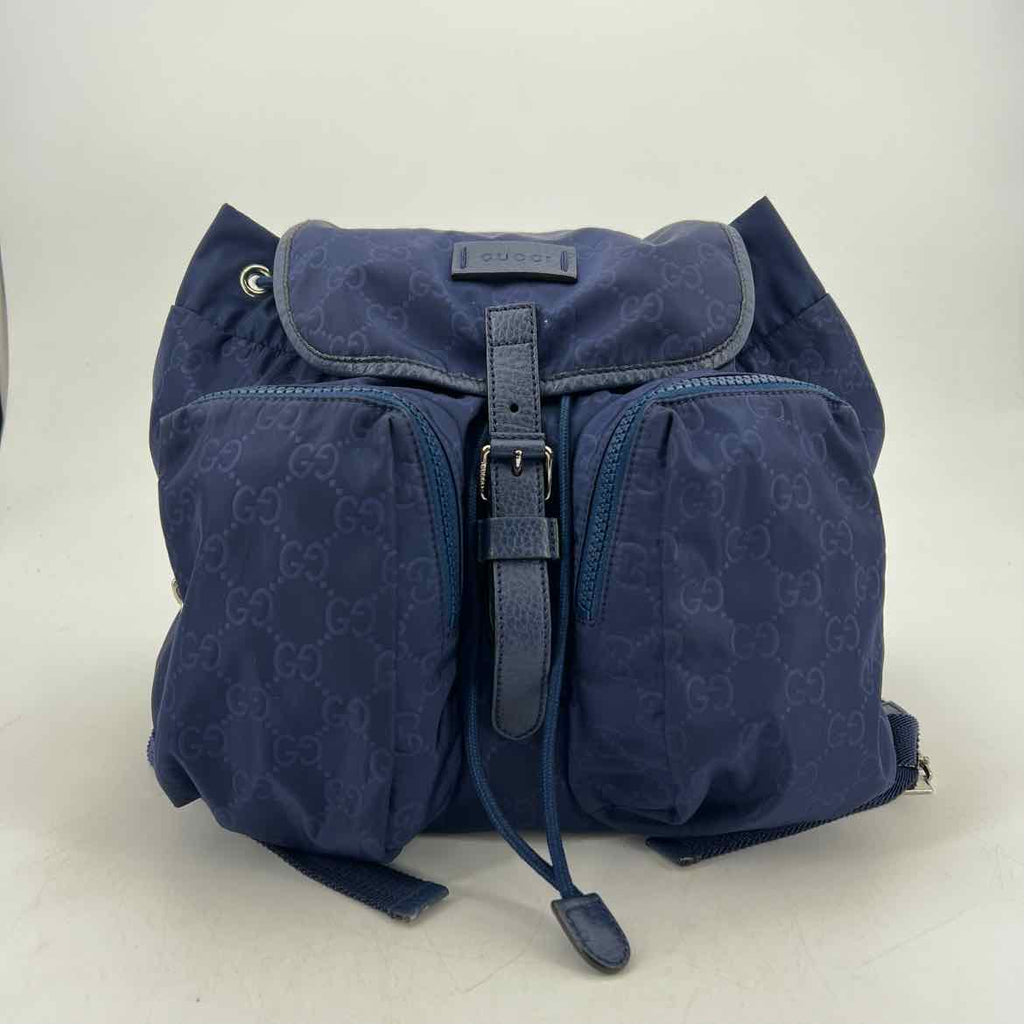 Gucci Backpack "NYLON" Used Blue
