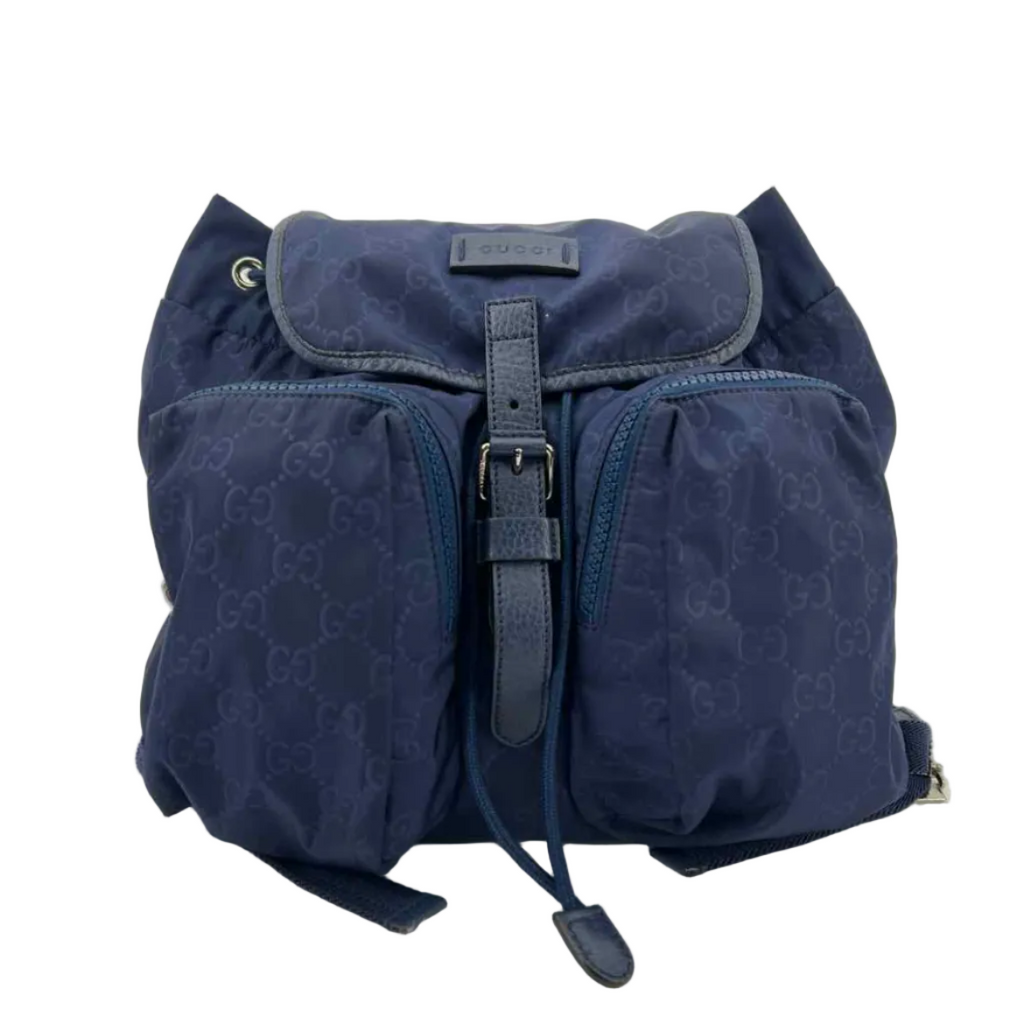 Gucci Backpack "NYLON" Used Blue