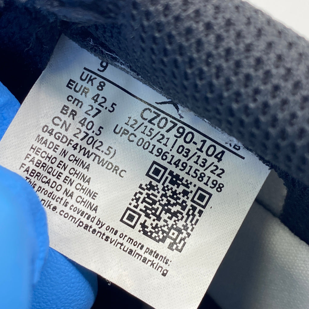 Air Jordan 1 Retro Low "Dark Powder Blue" 2022 Used Size 9