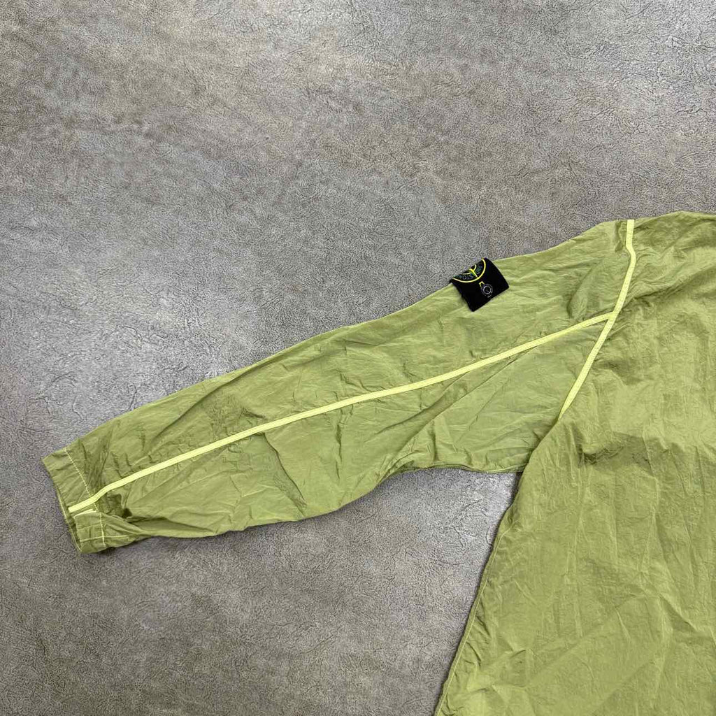 Stone Island Zip Up "NYLON" Green Used Size 2XL