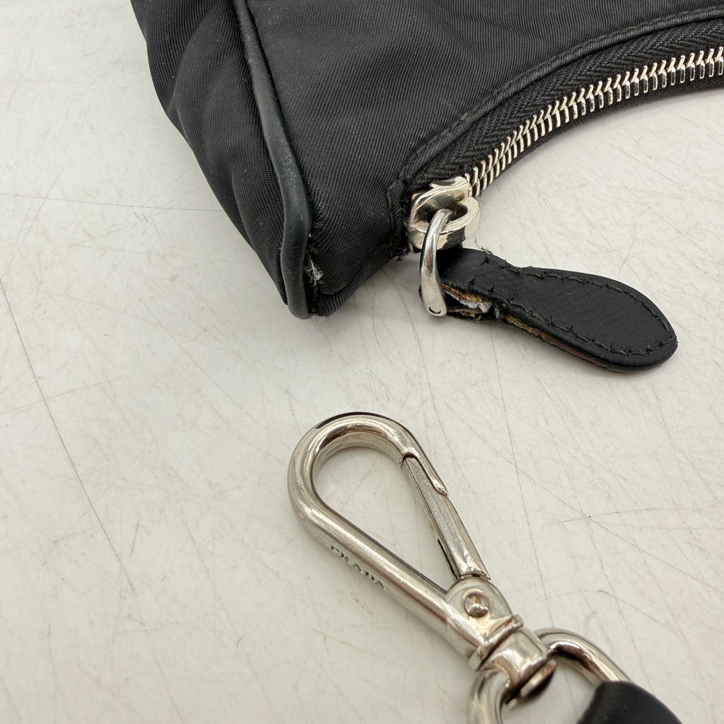 Prada Handbag "NYLON" Used Black