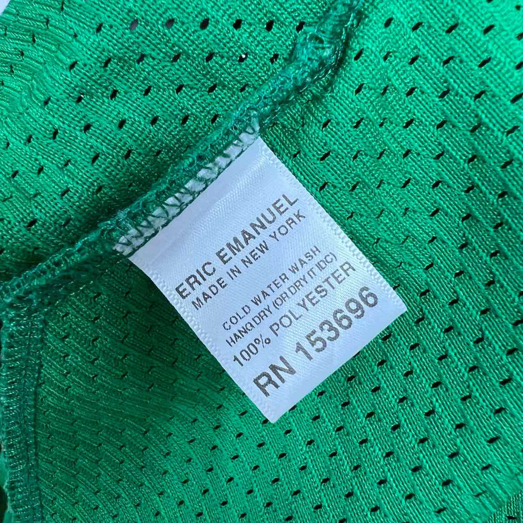 Eric Emanuel Mesh Shorts "BASIC LOGO" Green Used Size L