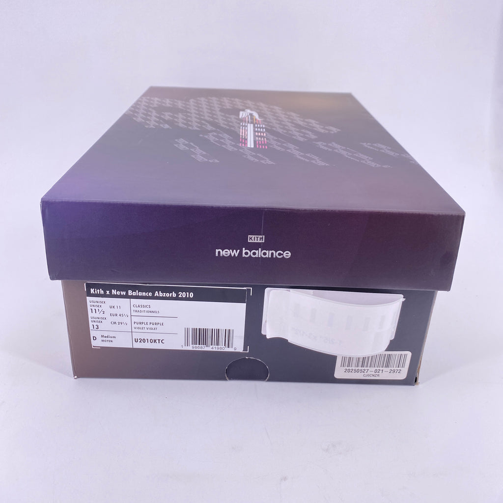 New Balance Abzorb 2010 "Kith Black Purple" 2025 Used Size 11.5