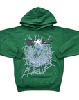 Sp5der Hoodie "WEB" Hunter Green New Size 2XL