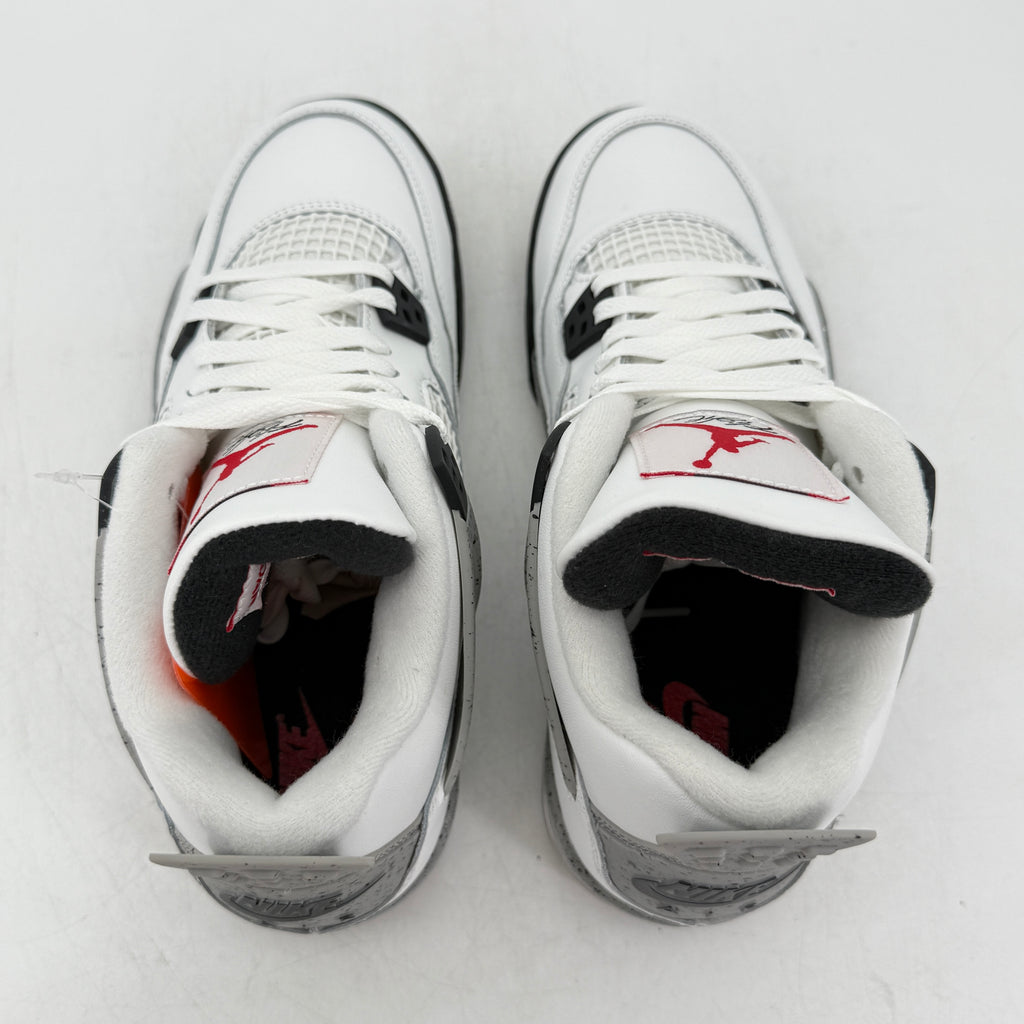 Air Jordan (GS) 4 Retro "White Cement" 2025 New Size 6.5Y