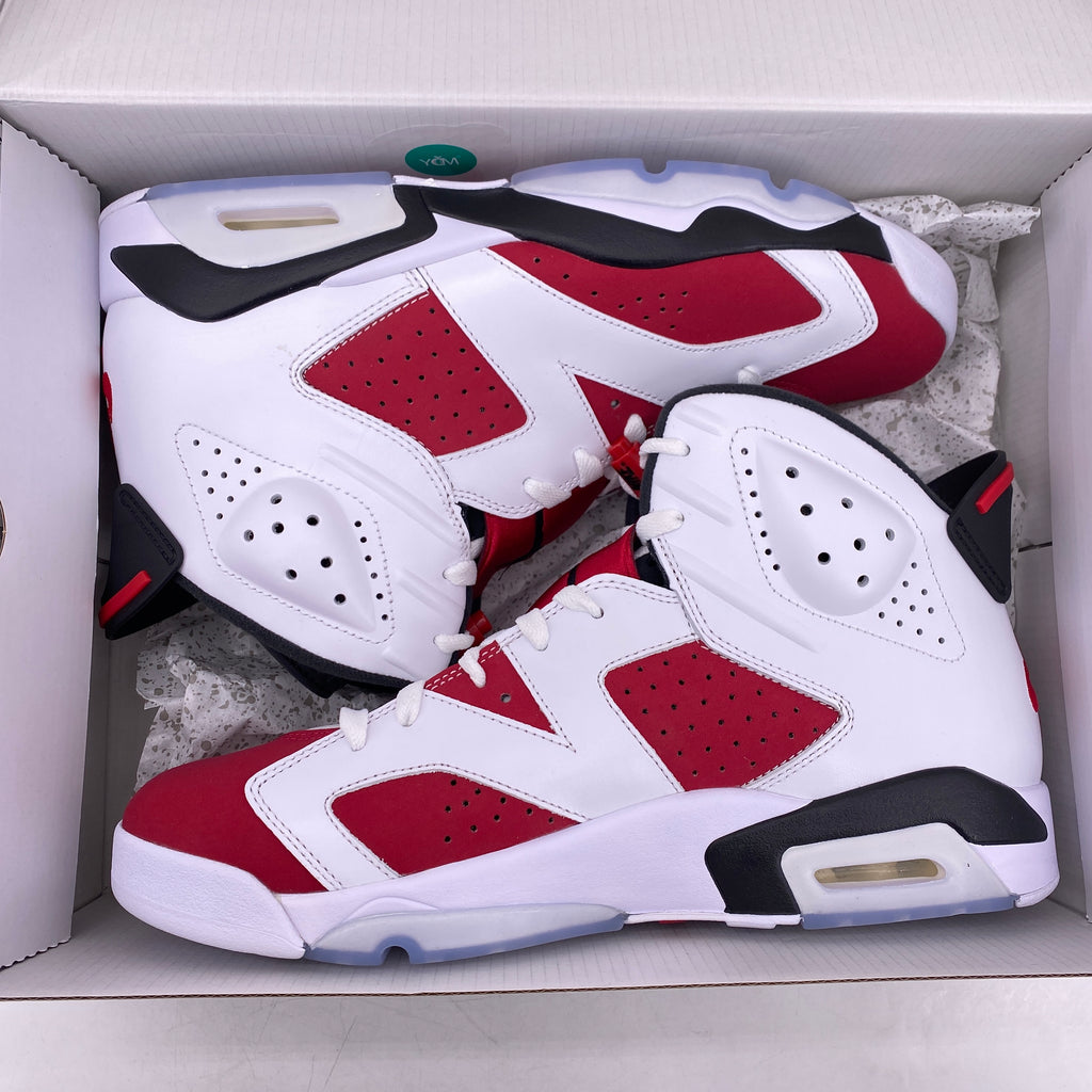 Air Jordan 6 Retro "Carmine" 2021 New Size 10.5