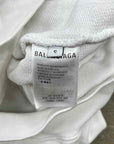 Balenciaga Hoodie "BB LOGO" White Used Size S