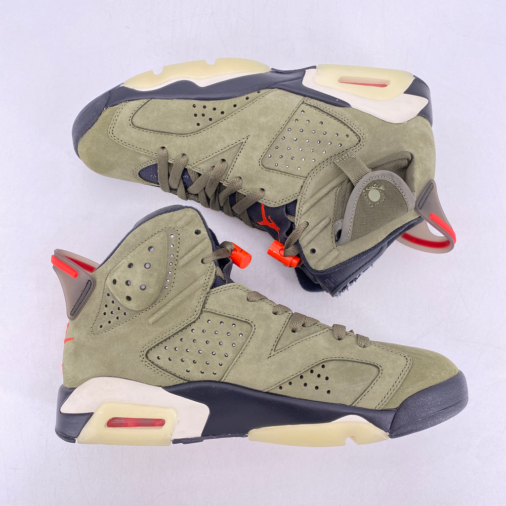 Air Jordan 6 Retro "Travis Scott Olive" 2019 Used Size 8
