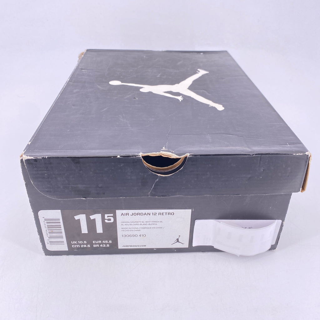 Air Jordan 12 Retro "OBSIDIAN" 2012 New Size 11.5
