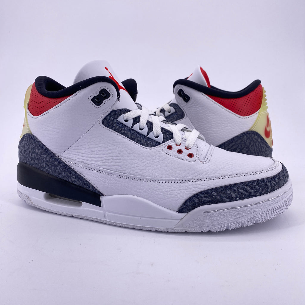 Air Jordan 3 Retro "Fire Red Denim" 2020 New Size 11