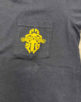 Chrome Hearts T-Shirt "YELLOW DAGGER" Black Used Size M