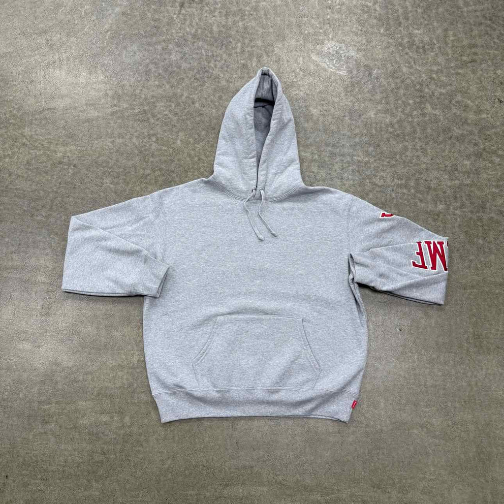 Supreme Hoodie "ARC LOGO" Heather Grey New Size M