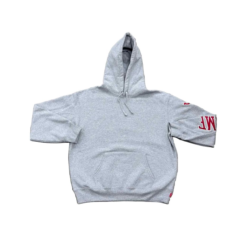 Supreme Hoodie "ARC LOGO" Heather Grey New Size M