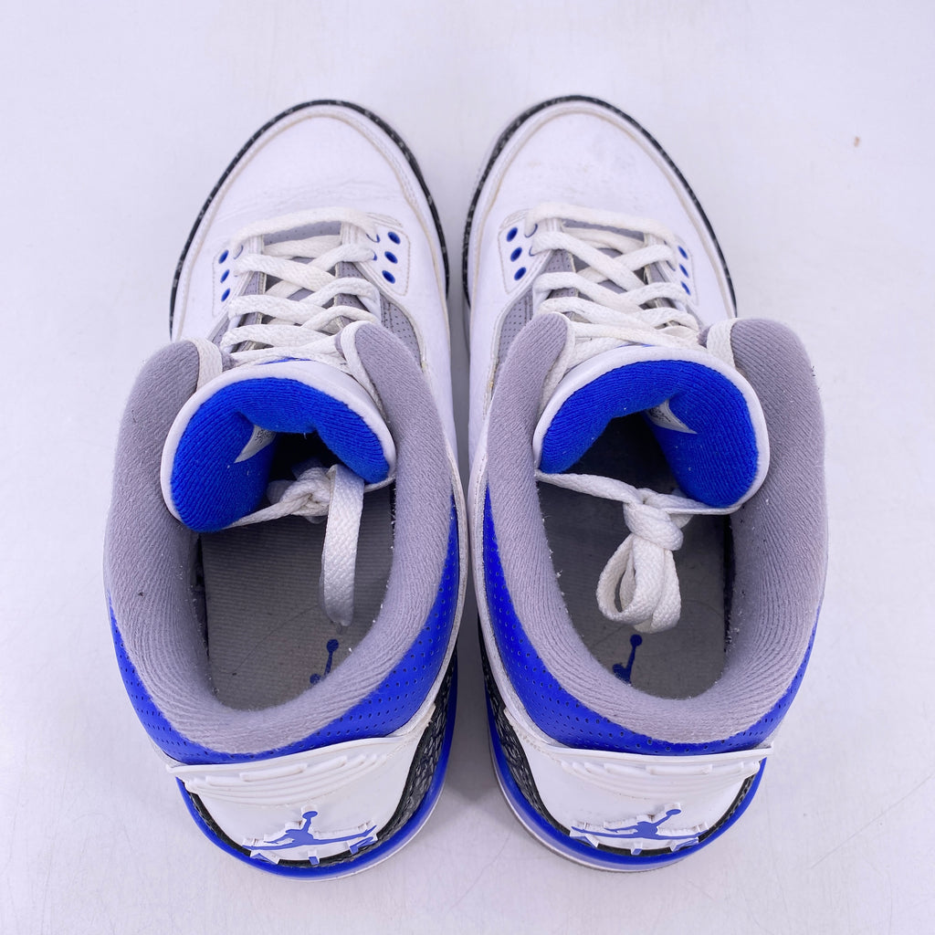 Air Jordan 3 Retro "RACER BLUE" 2021 Used Size 10