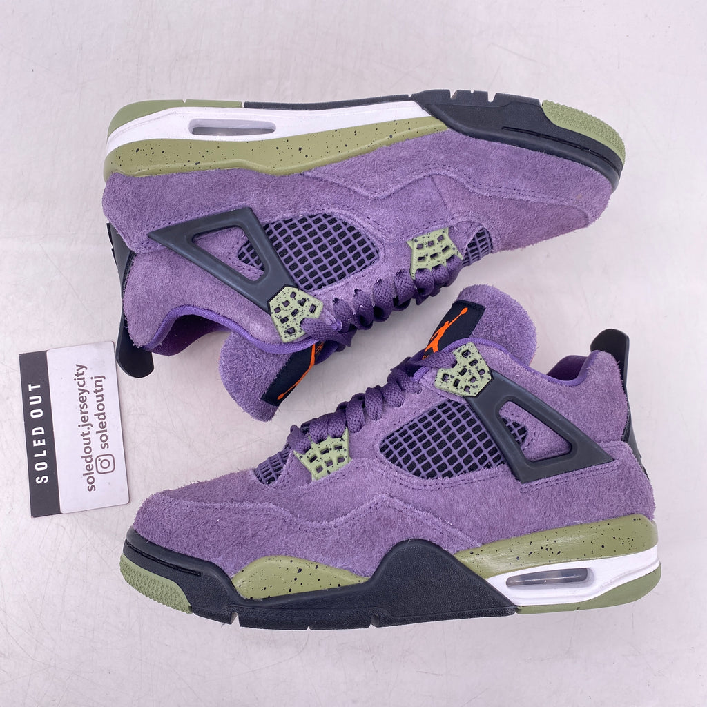 Air Jordan (W) 4 Retro "Canyon Purple" 2022 Used Size 6.5W