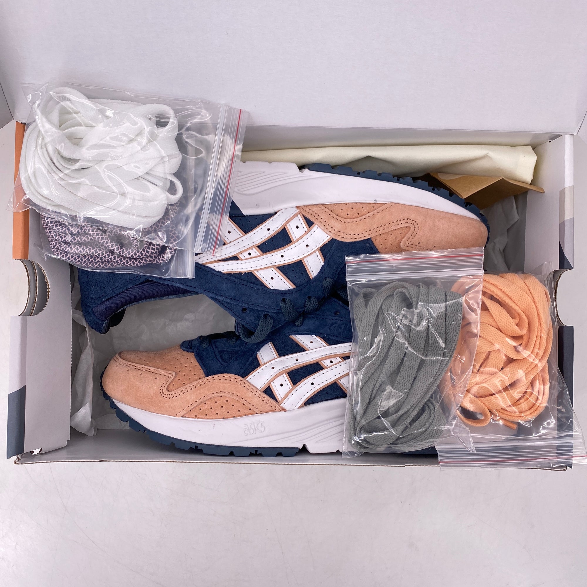 Asics Gel-Lyte 5 &quot;Kith Salmon Toe&quot; 2021 New Size 7