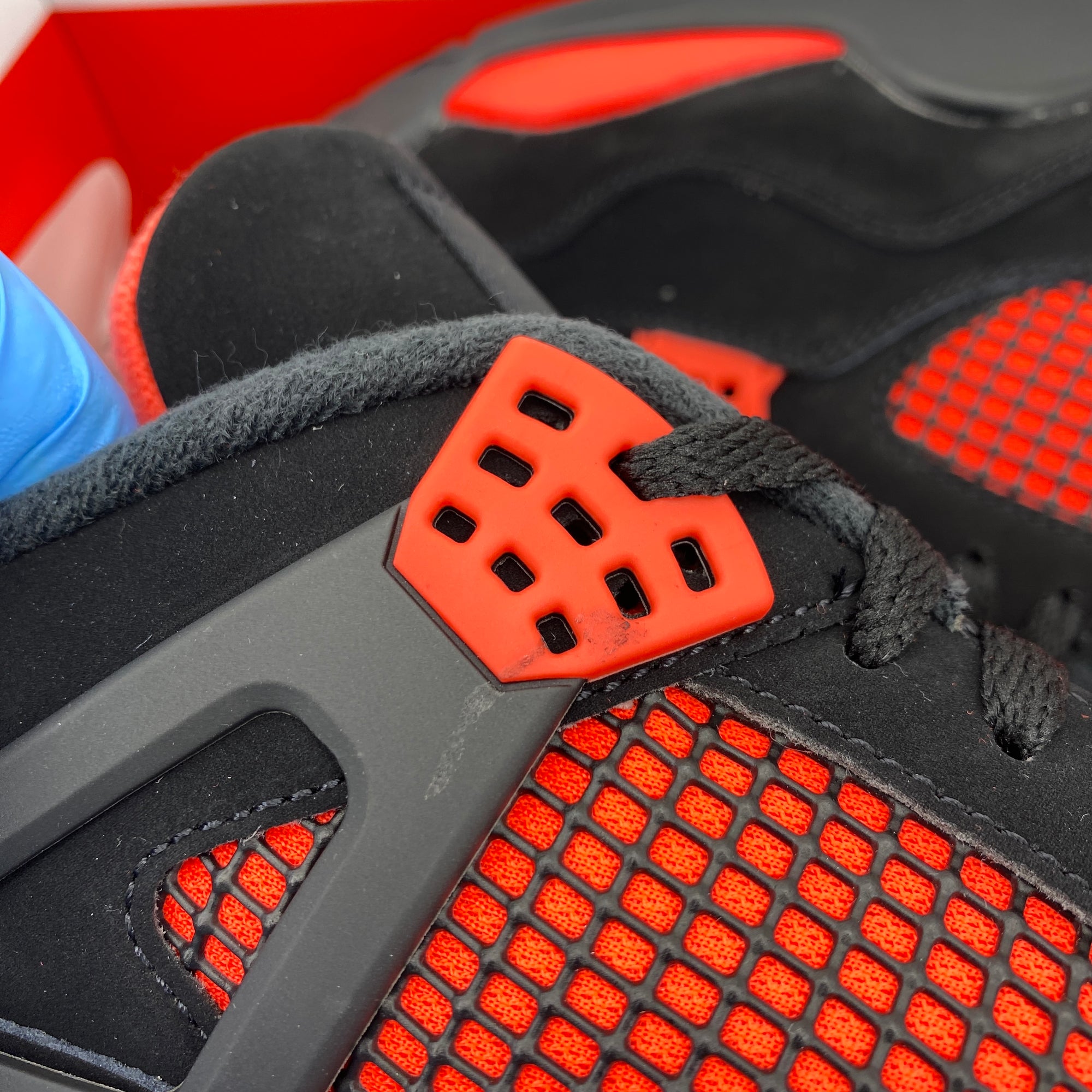 Air Jordan 4 Retro &quot;Red Thunder&quot; 2022 New Size 13