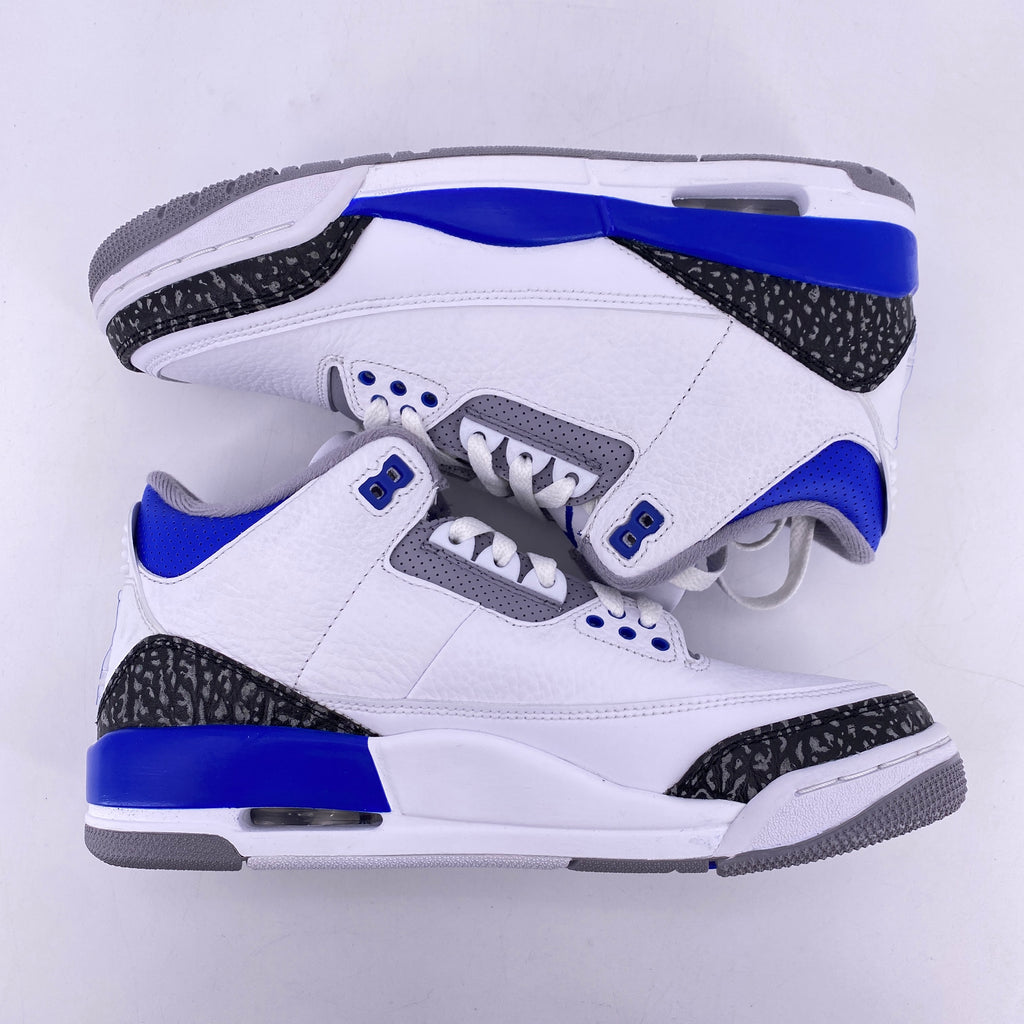 Air Jordan 3 Retro "Racer Blue" 2021 New Size 7.5