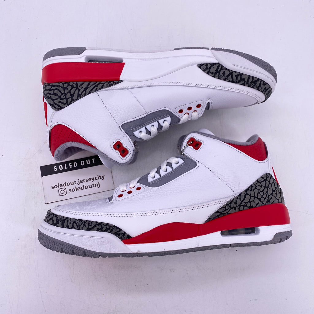Air Jordan 3 Retro "Fire Red" 2022 New Size 8.5